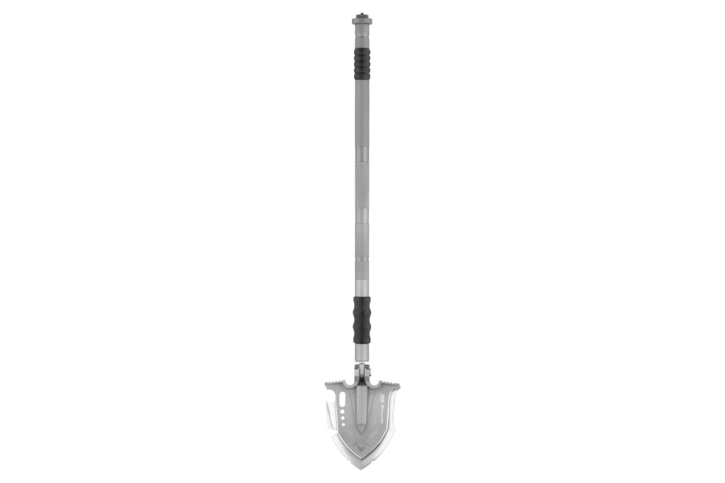 Лопата-мультитул тактическая 2E Mahura Steel Gray разборная, 23в1, с сумкой в комплекте, 107 см макс., 1.5 кг