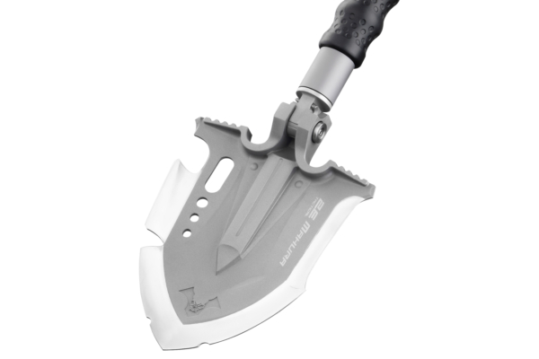 2E Tactical Лопата-мультитул тактична Mahura Steel Gray розбірна, 23в1, з сумкою у комплекті, 107 см макс., 1.5 кг