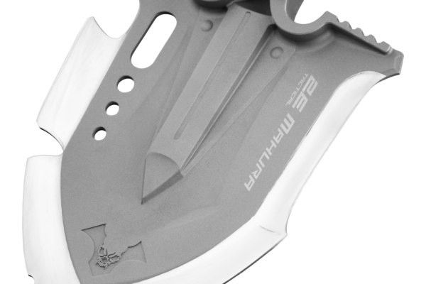 2E Tactical Лопата-мультитул тактична Mahura Steel Gray розбірна, 23в1, з сумкою у комплекті, 107 см макс., 1.5 кг