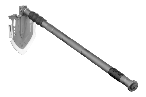 2E Tactical Лопата-мультитул тактична Mahura Steel Gray розбірна, 23в1, з сумкою у комплекті, 107 см макс., 1.5 кг