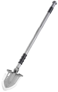 Лопата-мультитул тактическая 2E Mahura Steel Gray разборная, 23в1, с сумкой в комплекте, 107 см макс., 1.5 кг
