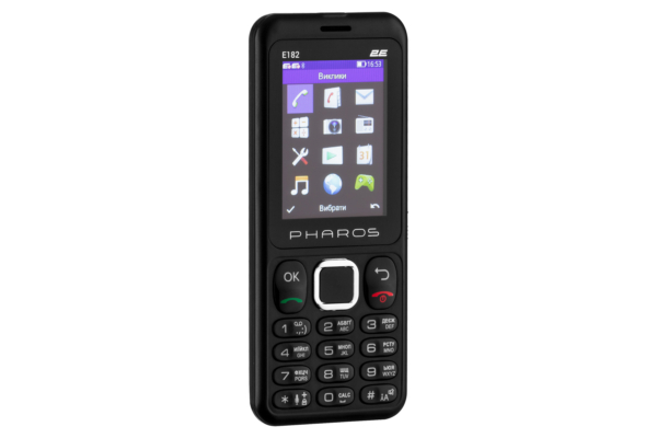 Mobile phone 2E E182 2.4″ 2SIM, 1700mAh, Black