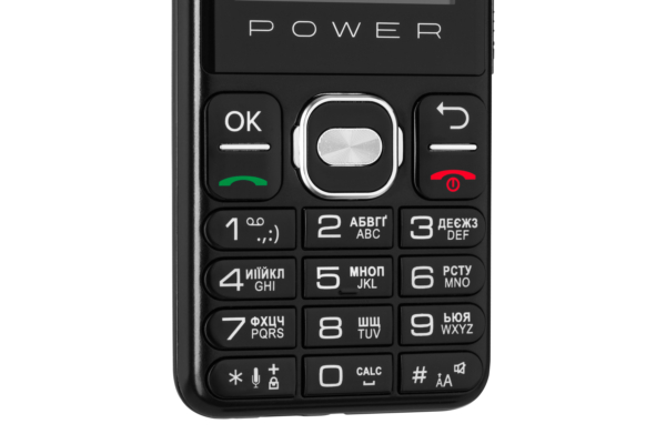 Mobile phone 2E E240 2023 2.4″ 2SIM, 2500mAh, Black