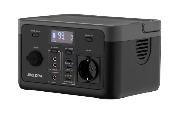 Portable Power Station 2E Diya Output Power 300W Battery capacity 320Wh, Fast Charging