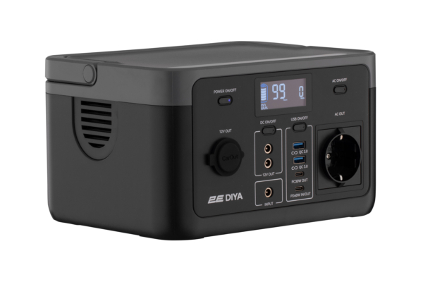 Portable Power Station 2E Diya Output Power 300W Battery capacity 320Wh, Fast Charging