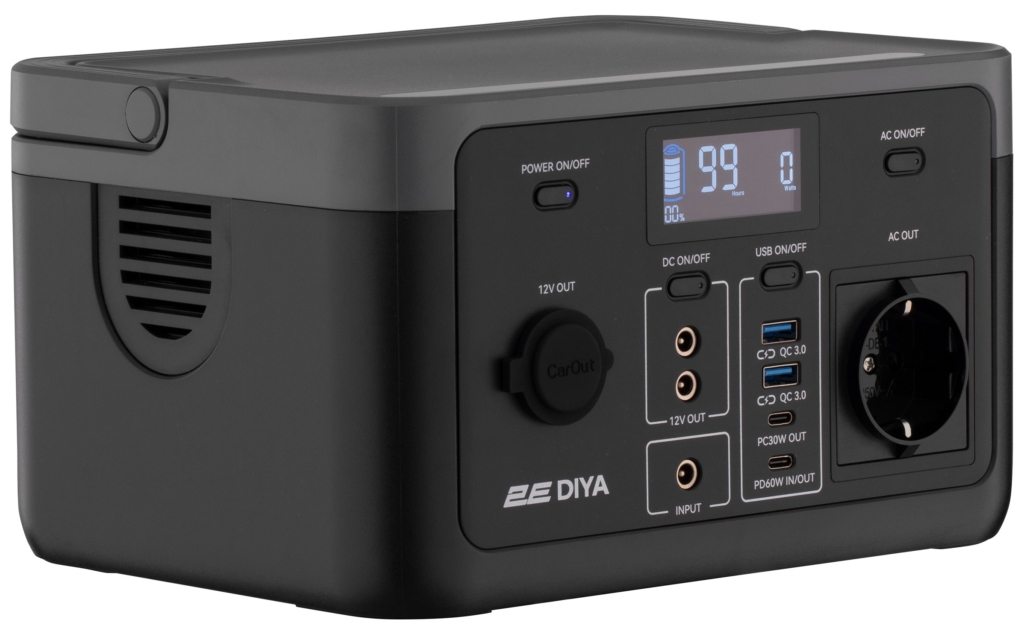 Портативная электростанция 2Е Diya 300 Вт, 320 Втч, быстрая зарядка