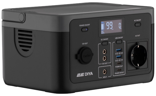 Портативная электростанция 2Е Diya 300 Вт, 320 Втч, быстрая зарядка