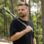 2E Tactical Топор наконечник Axl Gray для тактических лопат-мультитулов, с шестигранником