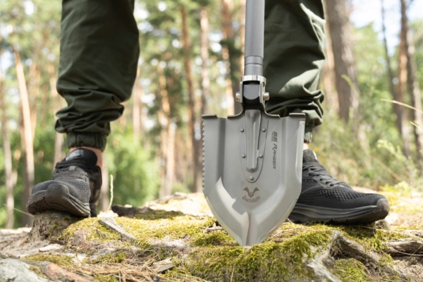 2E Tactical Лопата-мультитул тактична Ranger Steel Gray розбірна, 22в1, з чохлом у комплекті, 103 см макс., 1.6 кг