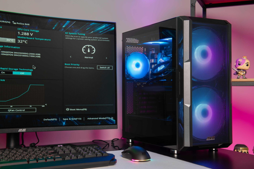 2E 2E PC Complex Gaming Intel i7-13700F, 16Gb, F1TB+F2TB, NVD3060-12, B660, 2E-GW05, 750W, Win11