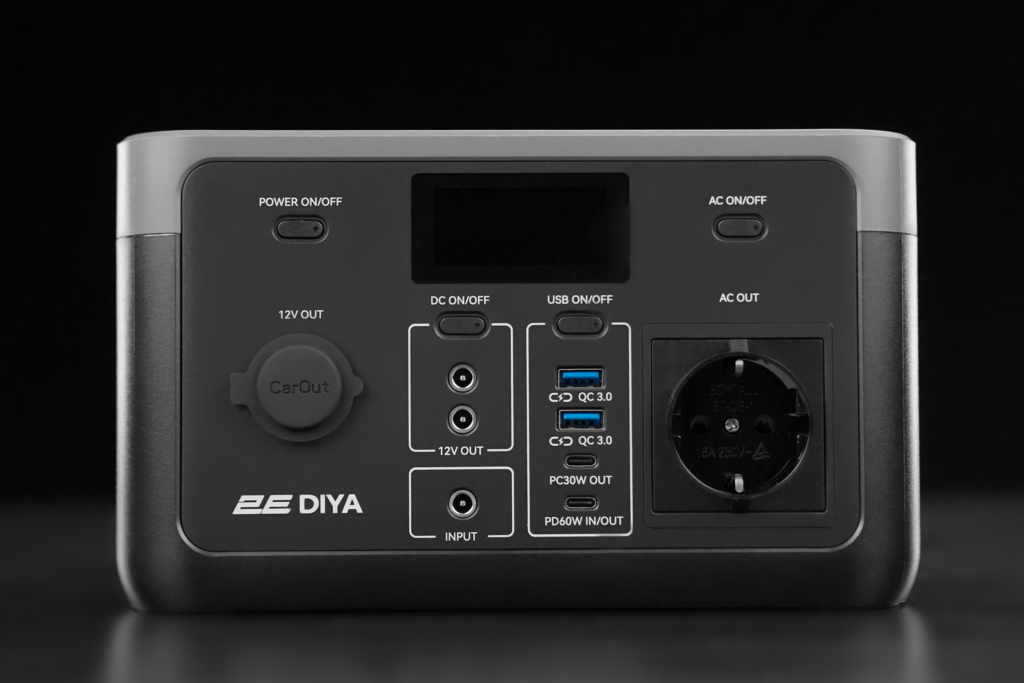Портативная электростанция 2Е Diya 300 Вт, 320 Втч, быстрая зарядка