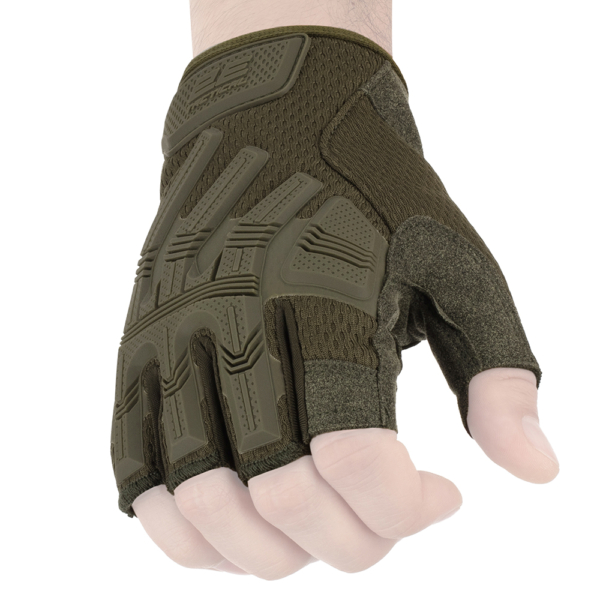 2E Tactical Перчатки тактические, беспалые, XL, зелёные