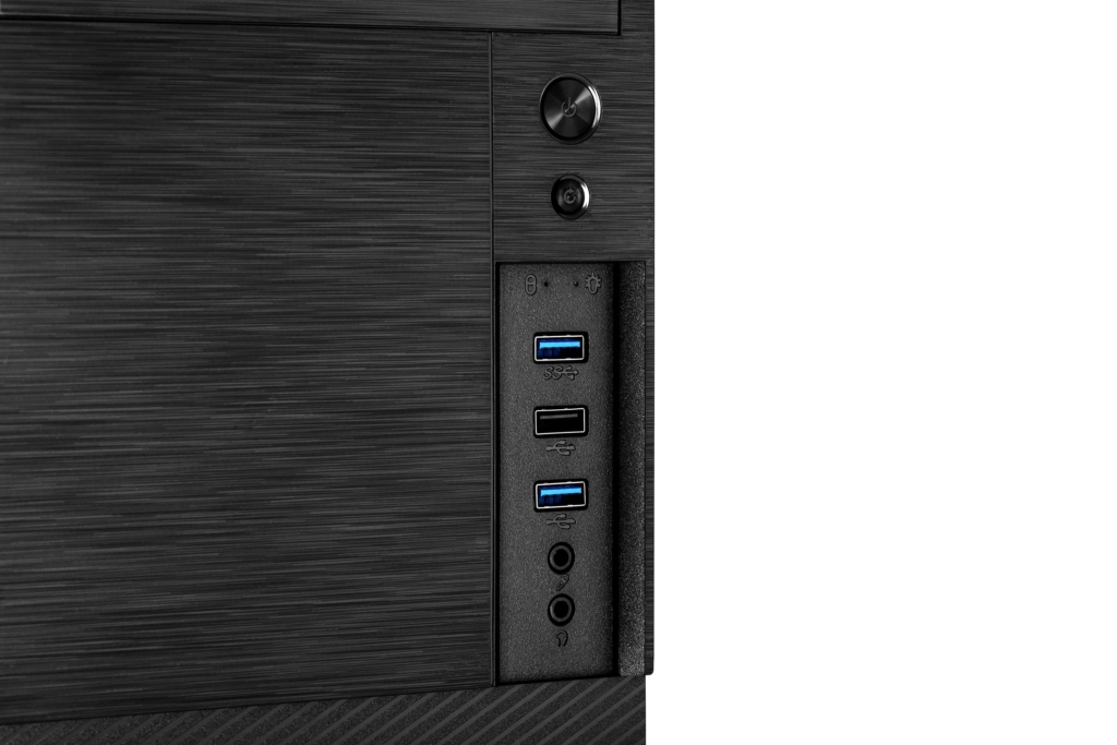 2E PC case Alfa E190-3U without PSU, 2xUSB3.0, 1xUSB2.0, VGA 320mm, ATX, black