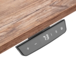 2E Computer table CE150WOLD-MOTORIZED, height adjustment, electric motor 220V, 62/128×150х75cm, Wood Old