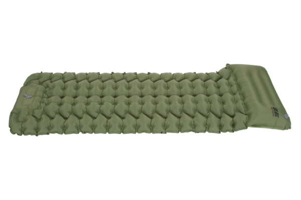 2E Tactical Inflatable sleeping folding mat, air pump system, green