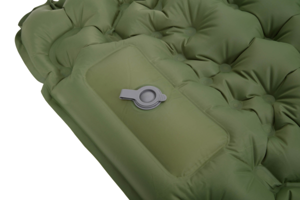 2E Tactical Inflatable sleeping folding mat, air pump system, green