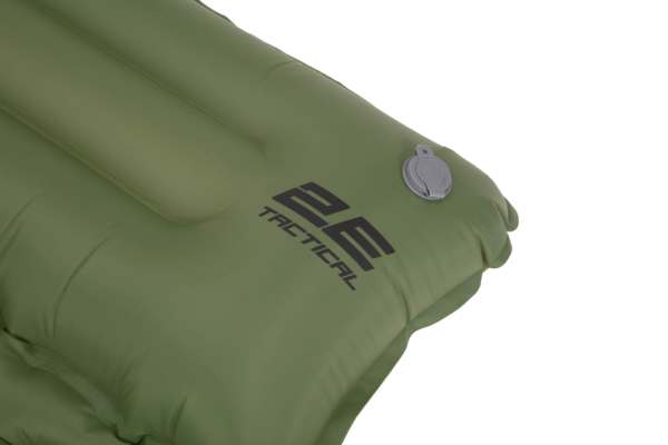 2E Tactical Inflatable sleeping folding mat, air pump system, green