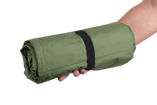 2E Tactical Inflatable sleeping folding mat, air pump system, green