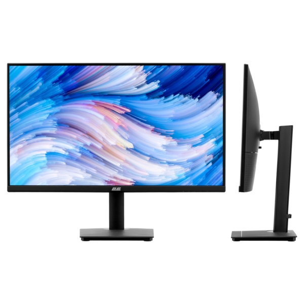 Монітор 2E 27″ N2723B D-Sub, HDMI, IPS, 75Hz, Pivot