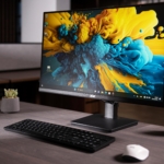 Монітор 2E 27″ N2723B D-Sub, HDMI, IPS, 75Hz, Pivot