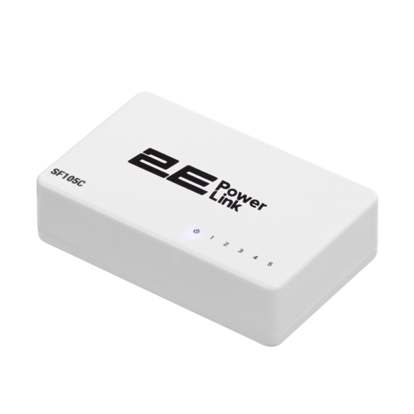 2E PowerLink Switch SF105C 5xFE, Unmanaged