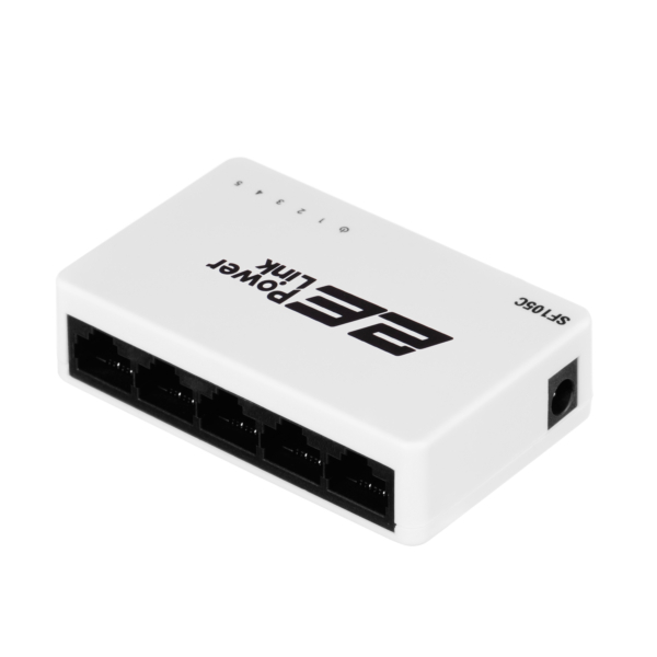 2E PowerLink Switch SF105C 5xFE, Unmanaged