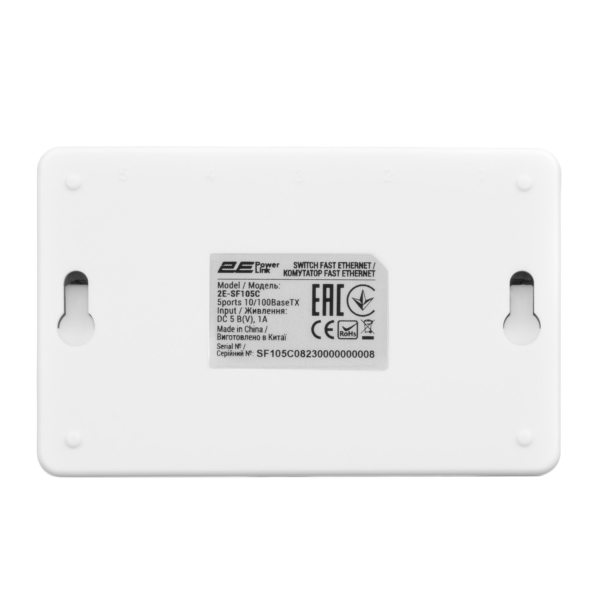 2E PowerLink Switch SF105C 5xFE, Unmanaged