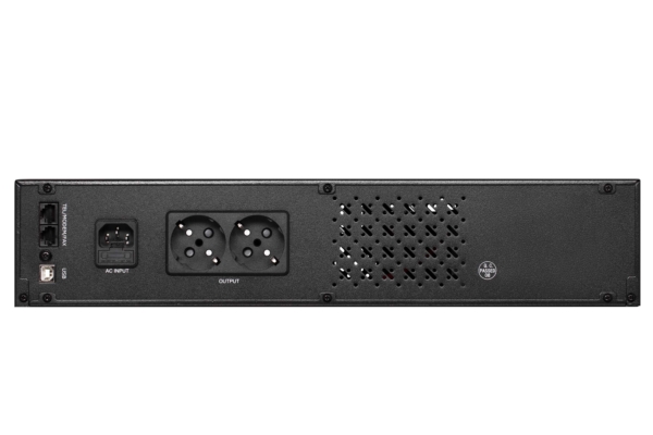 Джерело безперебійного живлення 2E RE850, 850VA/480W, RM 2U, LCD, USB, 2xSchuko