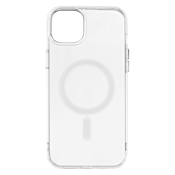 2Е Basic case for iPhone 15 Plus, Transparent MagSafe Cover, Clear
