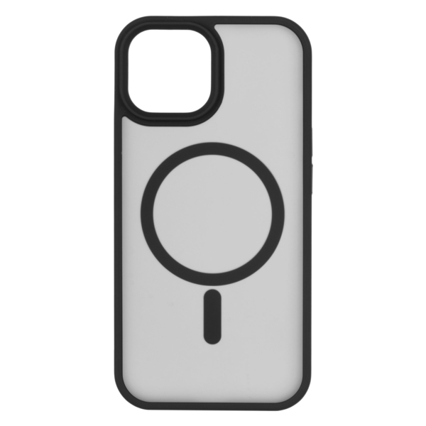 Чехол 2Е Basic для iPhone 15, Soft Touch MagSafe Cover, черный