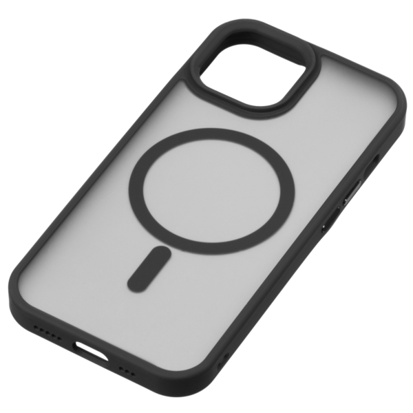 Чехол 2Е Basic для iPhone 15, Soft Touch MagSafe Cover, черный
