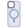 Чехол 2Е Basic для iPhone 15, Soft Touch MagSafe Cover, синий светлый