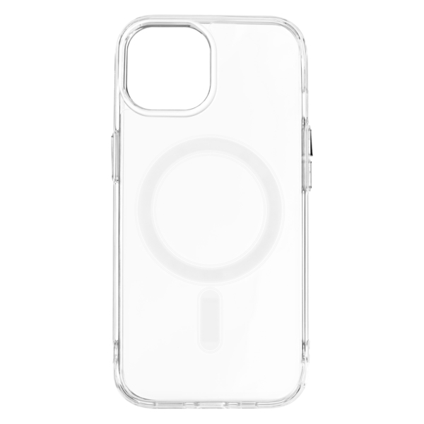 2E Basic case for Apple iPhone 15, Transparent MagSafe Cover, Clear