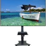 Mobile stand 2E for UST projector and 100″ALR screen