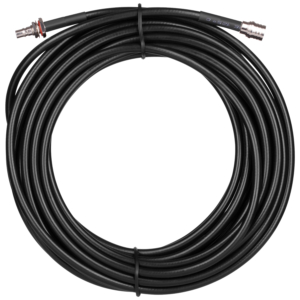 Antenna cable 2E for Alientech antennas, QMA male – QMA female, RG-223, 8 m