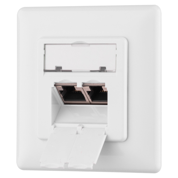 Front fase panel  2х Keystone 80×80 with grounding