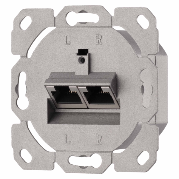 Front fase panel  2х Keystone 80×80 with grounding