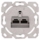 Front fase panel  2х Keystone 80×80 with grounding