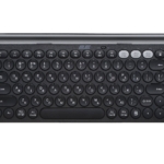 Клавіатура мембранна 2E KS250 84key, WL/BT, EN/UK, чорно-сірий