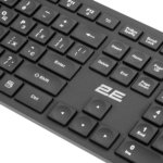 Комплект клавіатура та миша 2E MK420 WL, EN/UK, чорний