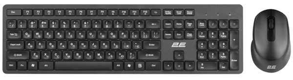 2E Combo keyboard and mouse MK420 WL, EN/UK, black