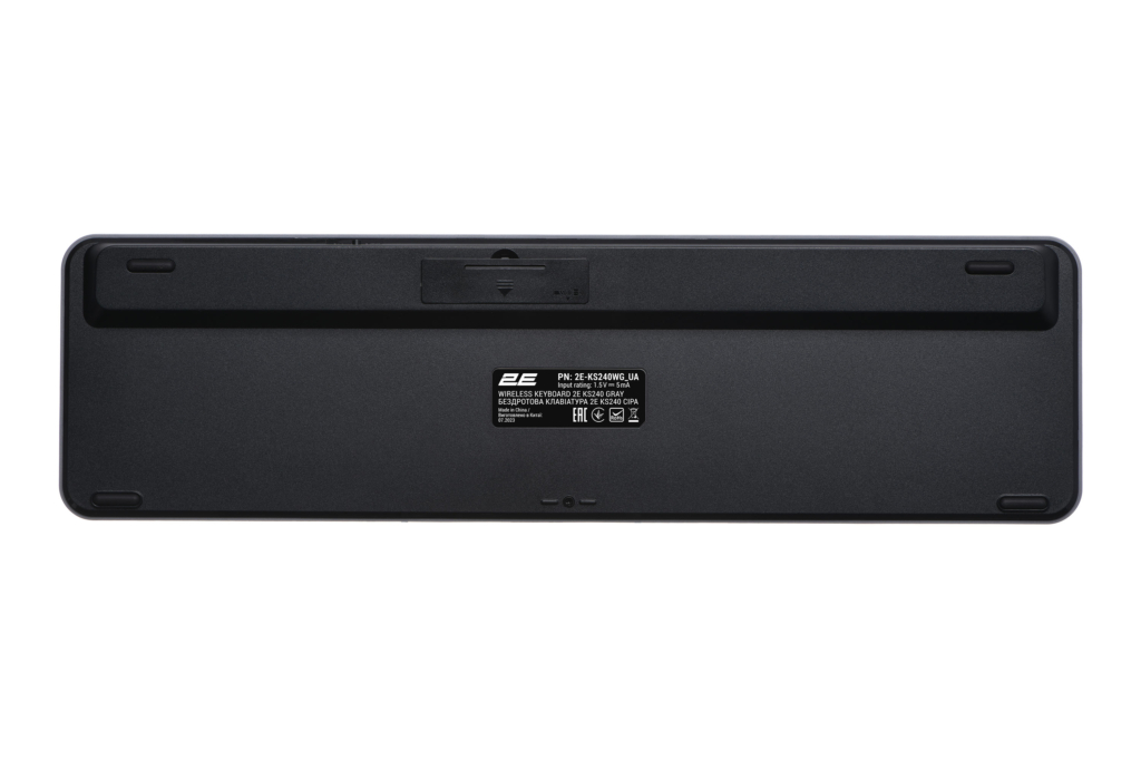 Комплект клавиатура и мышь 2E MK440 WL/BT, EN/UK, серо-чёрный