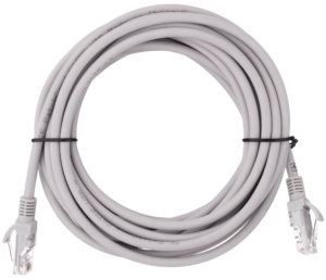 Patch cord  2E Cat 5e,UTP,RJ45, 26AWG ,7/0.16 Cu, 5.00 m, LSZH,Grey