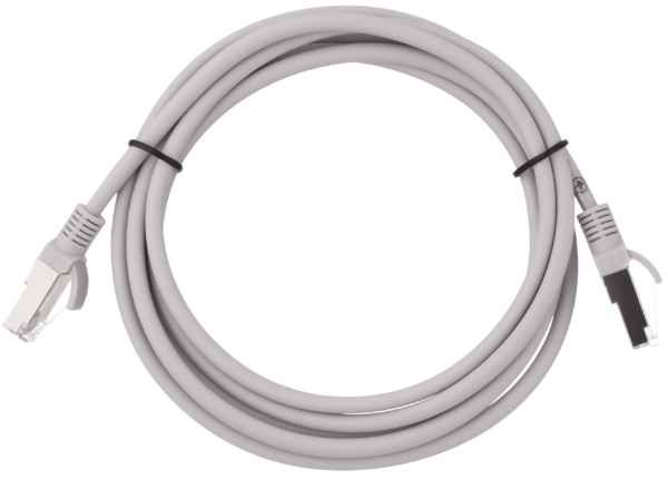 Патч-корд 2E САТ 5e, FTP, 2м, 26AWG, RJ45, 7/0.16, Cu, LSZH, серый