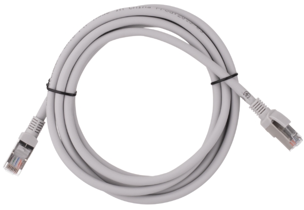 Патч-корд 2E САТ 6, FTP, 2м, 26AWG, RJ45, 7/0.16, Cu, LSZH, серый