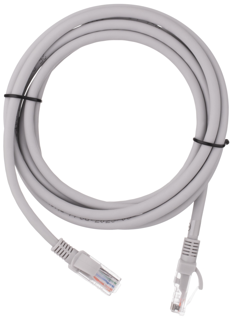 Patch cord  2E Cat 6,UTP,RJ45, 26AWG ,7/0.16 Cu, 2.00 m, LSZH,Grey