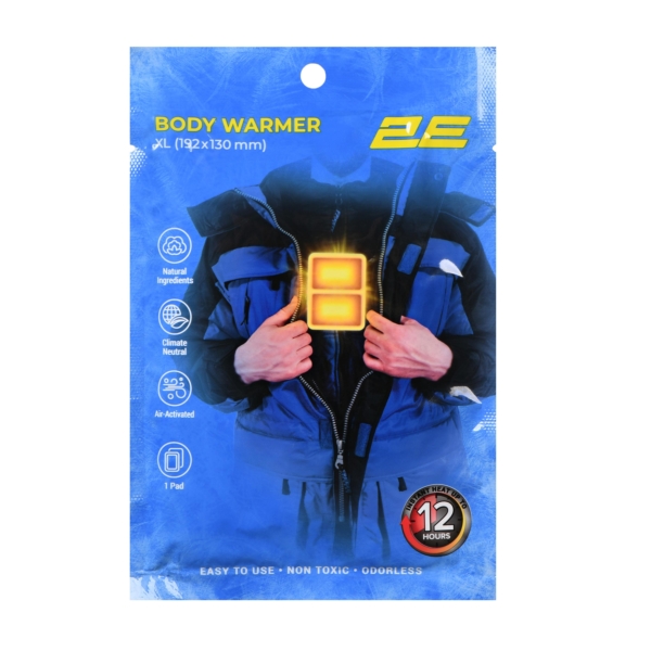 2E Tactical Chemical body warmer size XL (192x130mm), adhesive, up to 12 hours – 20 pcs