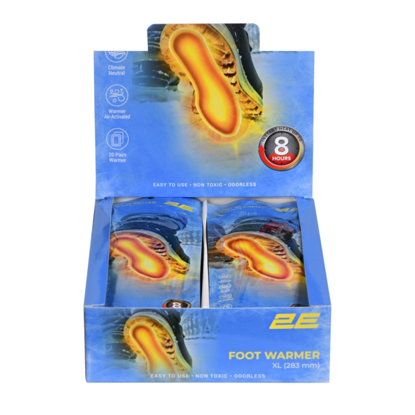 2E Tactical Chemical foot warmer size XL (283mm), up to 8 hours – 20 pairs