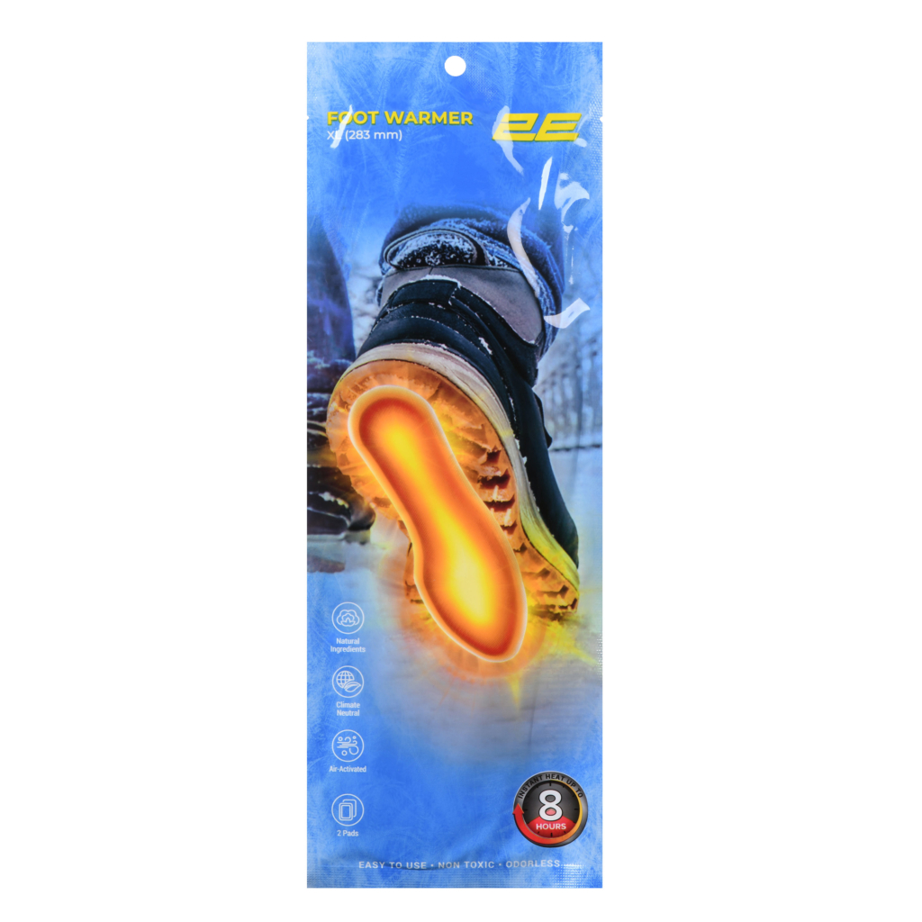 2E Chemical foot warmer size XL (283mm), up to 8 hours – 20 pairs
