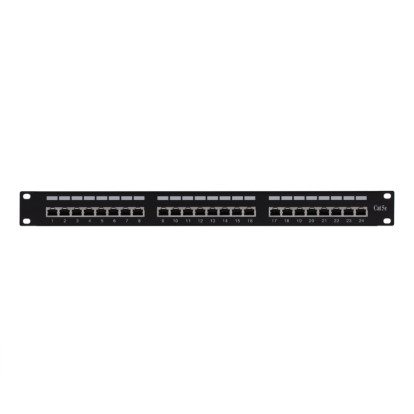 Патч-панель 2E САТ 5e, FTP, 19″, 1U, 24 порти, зібрана